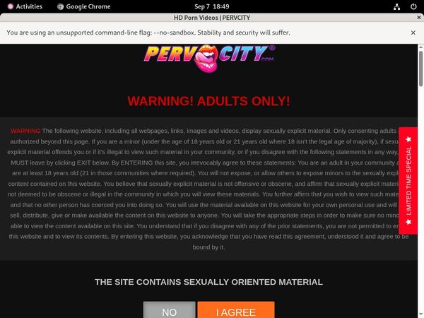 Pervcity.com Discount Deal